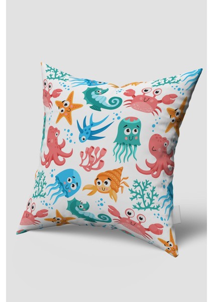 Dekoratif Kırlent, Deniz Kırlent, Marin Kırlent, Marin Serisi, Okyanus Halı, Okyanus Kırlent, Oturma Odası Kırlent, Tekli Kırlent BBM1706