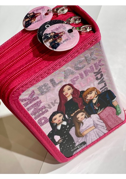 Cappi Bag Black Pink Girl Pembe 3 Fermuarlı Bölmeli Çocuk Okul Kalem Kutusu 19X11X6CM fırsatları