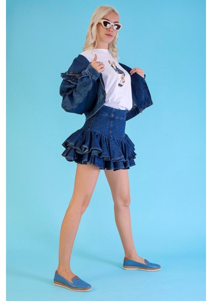 Nari̇ Model Ortopedi̇k Taban Orji̇nal Deri̇ Babet Mavi fırsatları