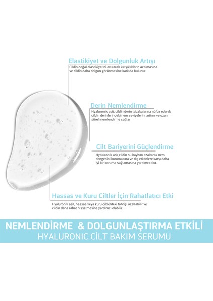 Yoğun Nemlendiren Ve Dolgunlaştıran Yoğun Işıltılı Hyaluronic Acid Serum 30 ml