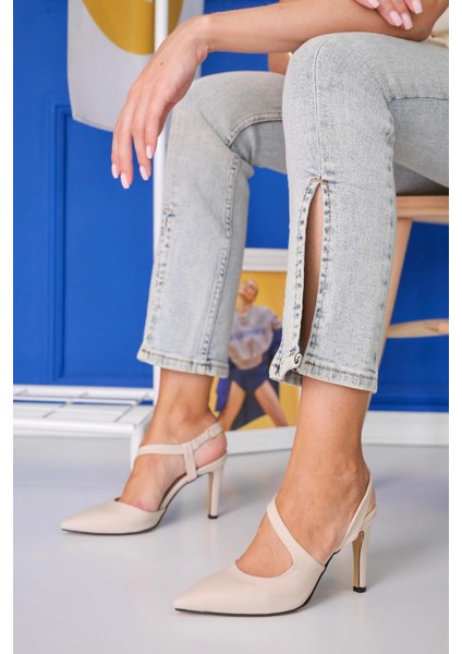 Insta Model 8 cm Topuklu Ayakabı Ten