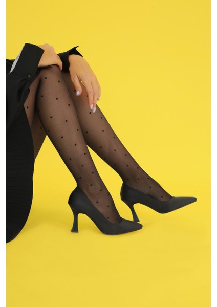 Elon Model 8 cm Topuklu Yeni Sezon Topuklu Aykakabı Stiletto Sıy.saten fırsatları