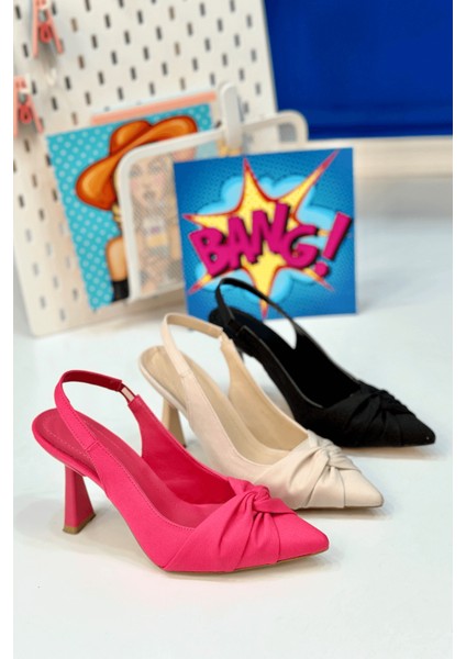 Eylül Model 5 cm Topuklu Ayakakbı Fusya.zara