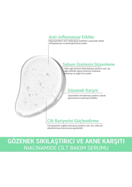 New Paradise Akne ve Leke Karşıtı Yoğun Işıltılı Niacinamide Serum 30 ml