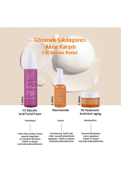 New Paradise Akne ve Leke Karşıtı Yoğun Işıltılı Niacinamide Serum 30 ml