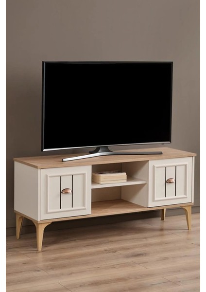 132 Tv Sehpası Küçük Tv Ünitesi Televizyon Sehpası Kırık Beyaz Tv Ünite fiyatları