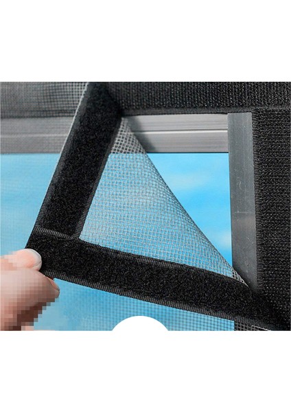 Yapışkanlı Cırt Bant Çok Amaçlı Sineklik Halı Kaydırmaz Için 50 cm Kesilebilir Yapışkanlı Cırt Cırtlı Bant (2cm x 50CM)