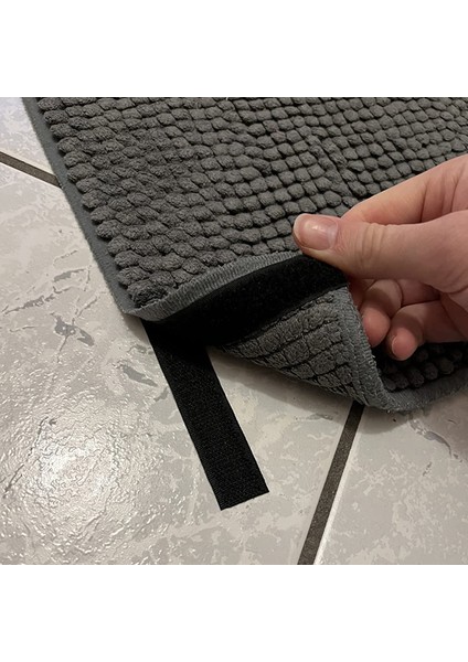 Yapışkanlı Cırt Bant Çok Amaçlı Sineklik Halı Kaydırmaz Için 50 cm Kesilebilir Yapışkanlı Cırt Cırtlı Bant (2cm x 50CM)
