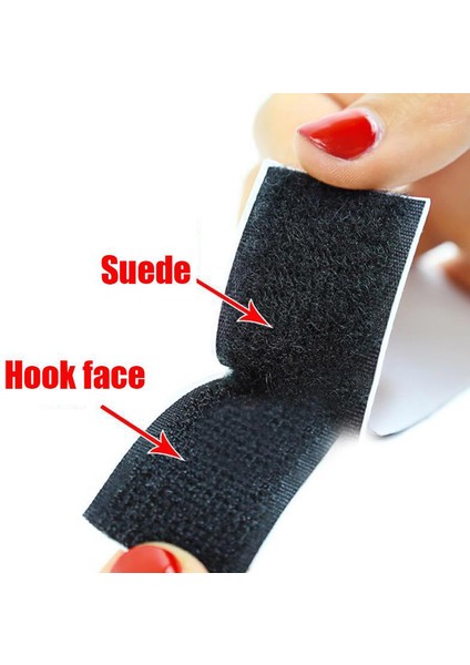 Yapışkanlı Cırt Bant Çok Amaçlı Sineklik Halı Kaydırmaz Için 50 cm Kesilebilir Yapışkanlı Cırt Cırtlı Bant (2cm x 50CM)