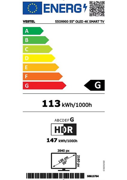 55O9900 55" 139 Ekran Dahili Uydu Alıcılı 4K Ultra HD Smart OLED TV