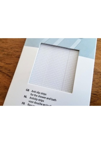Banyo Zemin Kaydırmaz Yapışkanlı Bant Kaymaz Bant Şeffaf 6'lı 25X1,8 cm