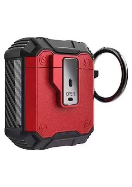 Apple Airpods Airbag-35 Darbelere Karşı Dayanıklı Düğmeli Kılıf