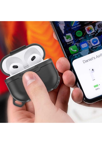 Apple Air Pods 3.nesil Airbag 16 Silikon 1-1 Su Geçirmez Kılıf