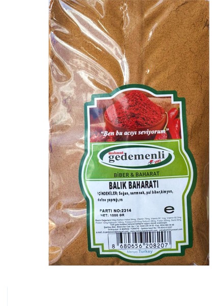 Balık Baharatı 1 kg