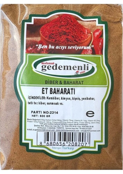 Et Baharatı 500 gr