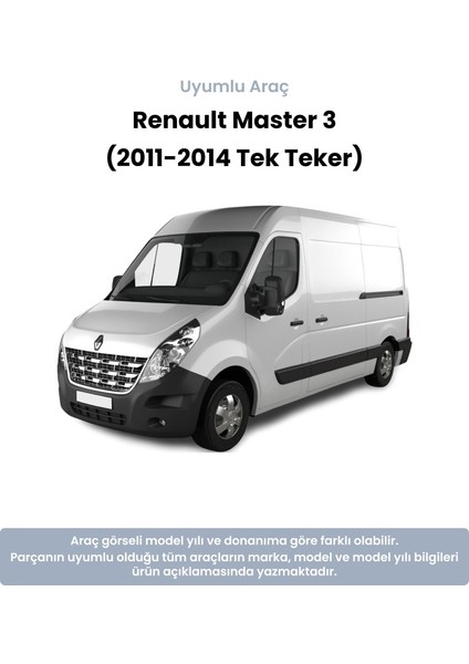 Renault Master 3 Devirdaim (2011-2014 Tek Teker) Aisin