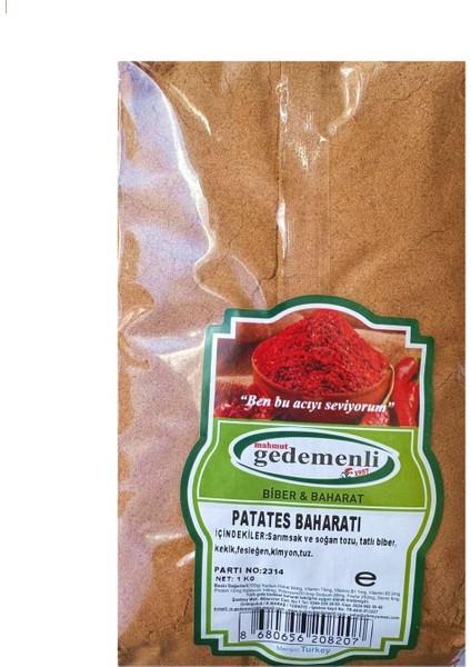 Cips Ve Patates Baharatı 1 kg