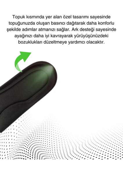 Letoon Kadın Active Team Memory Foam Metatarsal Tabanlık