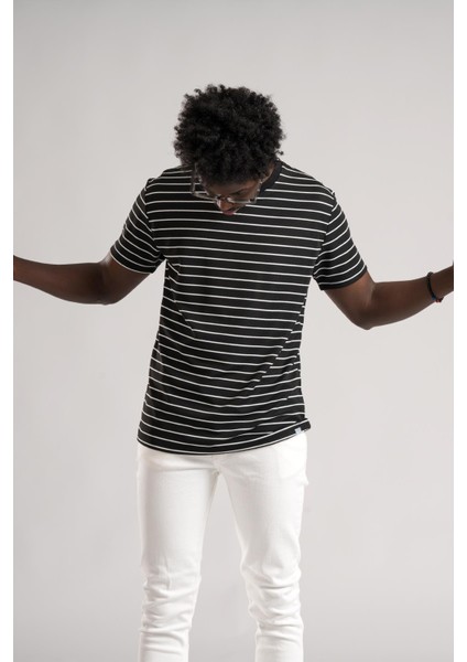 Fbı Regular Fit Çizgili Likralı Bisiklet Yaka T-Shirt fiyatları