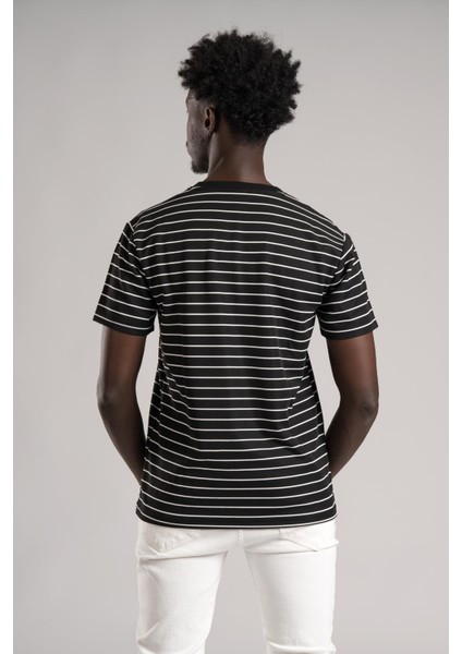 Fbı Regular Fit Çizgili Likralı Bisiklet Yaka T-Shirt indirimleri