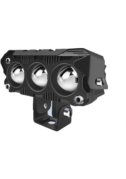 LED Spot Işık ve Sarı Beyaz Projektör Lens Dikdörtgen Baykuş LED Off Road Lamba Motosiklet ve Iş Makinesi Projektörü 12V-85V
