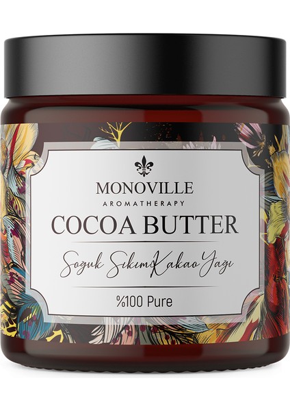 Nemlendirici Kakao Yağı 100 ml Soğuk Sıkım %100 Saf Ve Doğal (CACAO BUTTER)