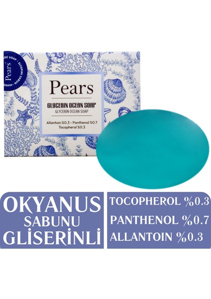 Orıgınalhand Made Glycerın Ocean Soap – El Yapımı Gliserinli Okyanus Sabunu 120 gr
