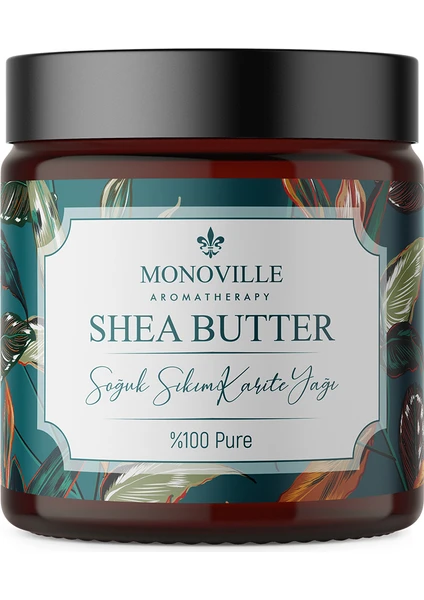 Soğuk Sıkım Shea Butter Karite Yağı Güneş Sonrası Ne mlendirici Yağ % 100 Saf 100 ml