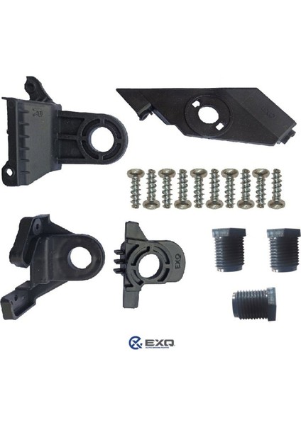 Volkswagen Passat 2011 - 2014 Uyumlu Sağ ve Sol Far Tamir Kiti Set Plastik Ayak Set