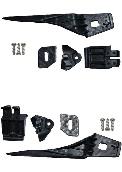 Ford Fiesta 2013 Uyumlu Sağ ve Sol Tamir Kiti Set Plastik Ayak Set