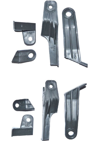 Toyota Corolla 2014 Uyumlu Sağ ve Sol Tamir Kiti Set Plastik Ayak Set