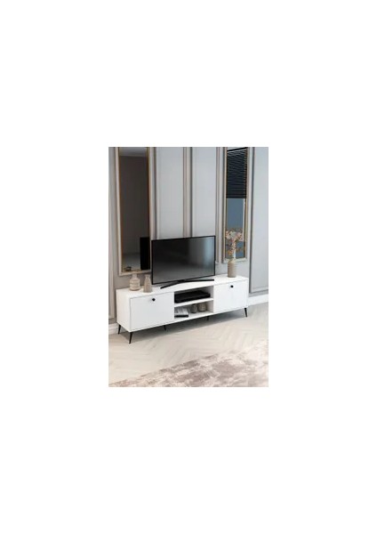 Tv Ünitesi Beyaz 180X55X40