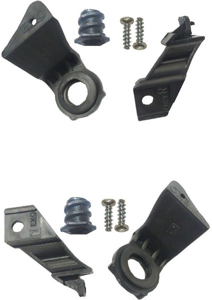 Volkswagen Jetta 2003 - 2009 Uyumlu Sağ ve Sol Tamir Kiti Set Plastik Ayak Set