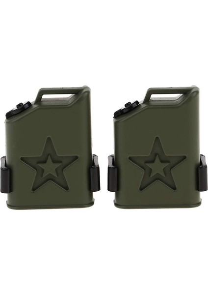 Dekorasyon Aksesuarı Plastik Mini Yakıt Tankı Için 1/10 Ölçekli Rc Kaya Paletli Eksenel Wraith SCX10 90046 Kamyon Araba (Yurt Dışından)