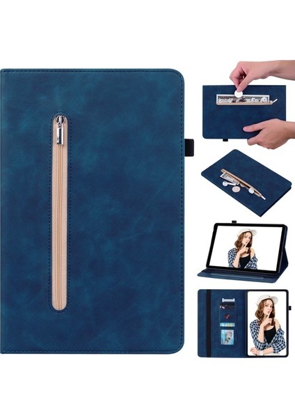 Deri Tablet Kılıfı Ipad Pro 12.9 2018/2020/2021/20220 Darbeye Dayanıklı Koruyucu Tablet Kılıfı (Yurt Dışından)