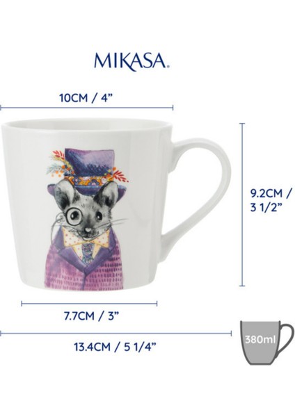 380ML Fine China Kupa Fare
