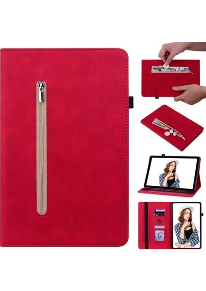 Deri Tablet Kılıfı Ipad Pro 12.9 2018/2020/2021/20220 Darbeye Dayanıklı Koruyucu Tablet Kılıfı (Yurt Dışından)