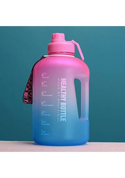 Yuekedawilxaw 2.2l Büyük Kapasiteli Su Şişesi - Mavi (Yurt Dışından)