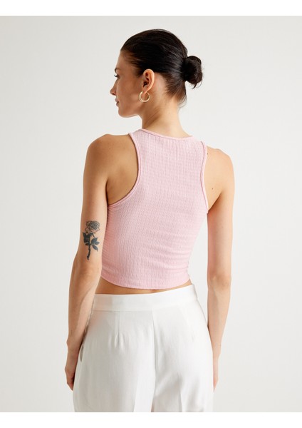 x Melis Ağazat - Basic Halter Yaka Atlet Dokulu
