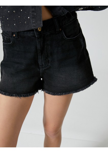 Mini Kot Şort Cepli Pamuklu indirimleri