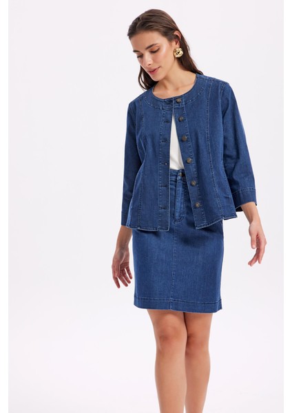Denim Ince Ceket