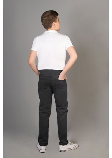 Çocuk Lastikli Bel Trend Kaliteli Rahat Kolej Okul Pantolonu fiyatları