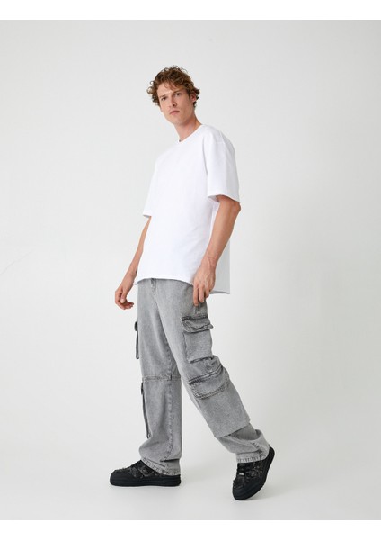 Kargo Kot Pantolon Oversize Cep Detaylı Pamuklu fiyatları