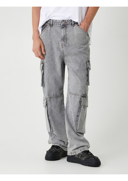 Kargo Kot Pantolon Oversize Cep Detaylı Pamuklu modelleri