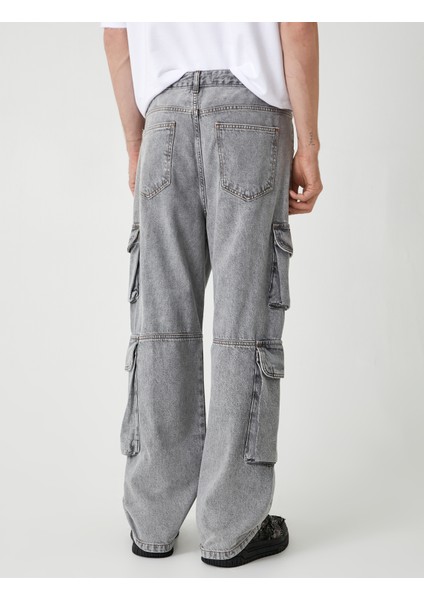 Kargo Kot Pantolon Oversize Cep Detaylı Pamuklu fırsatları