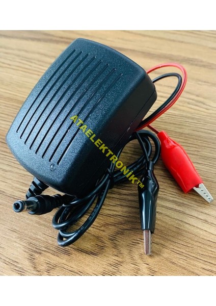 Ata Elektronik 13.8 Volt 2.5 Amper + Maşalı + Ledli - Pilsan Dolu Bmw Mercedes Uyumlu 12 Volt Aküler Için Uyumlu 12 Volt Akü Şarj Adaptörü Şarz Aleti