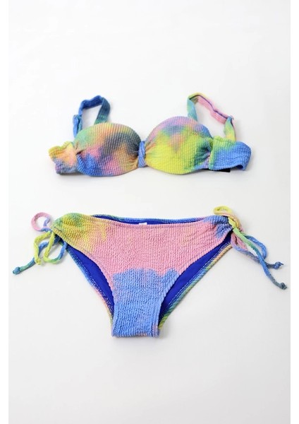 Kadın Çok Renkli Yüksek Bel Toparlayıcı Bikini Takım HZL24S-LC3304 modelleri