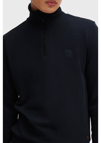 Pamuklu Yarım Fermuarlı Dik Yaka Sweat Erkek Sweat 50468926 404 fırsatları