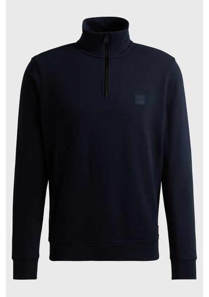 Pamuklu Yarım Fermuarlı Dik Yaka Sweat Erkek Sweat 50468926 404 indirimleri