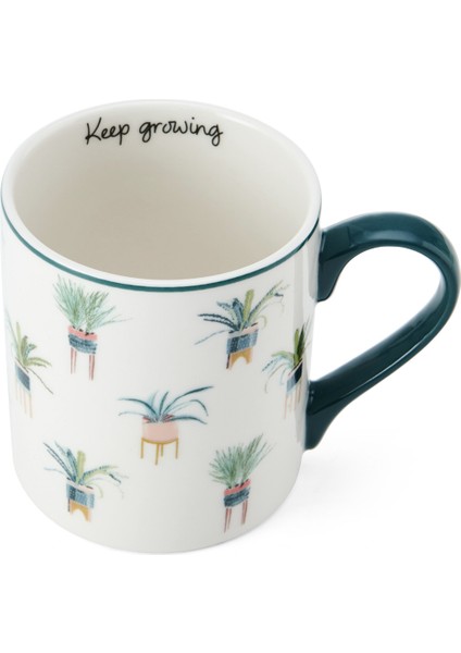 Fine China 280ML Düz Taraflı Kupa Kaktüs